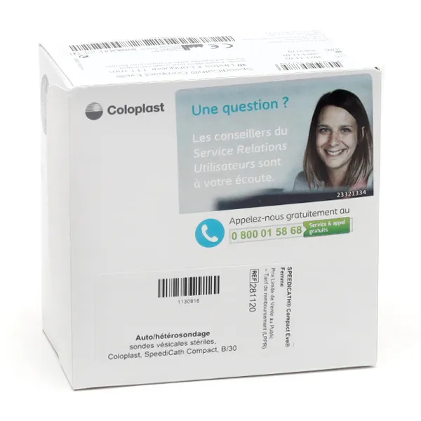 Coloplast Speedicath compact Eve sonde femme x30