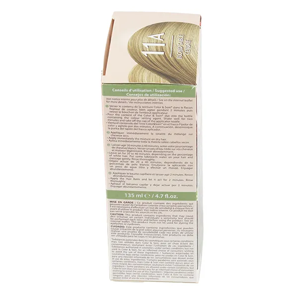 Les 3 Chênes Color et Soin coloration permanente blond sable cendré 11A