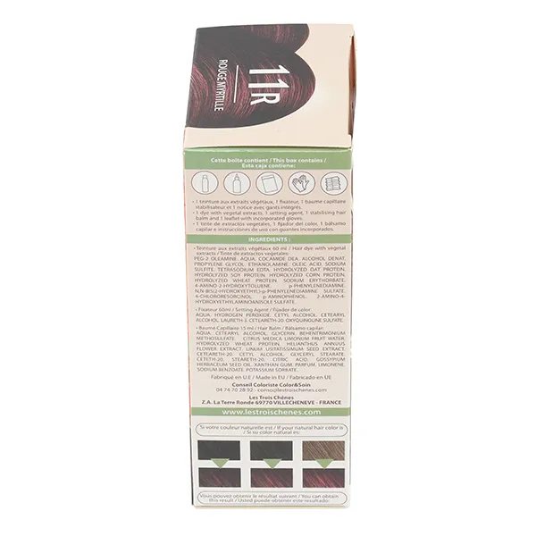 Les 3 Chênes Color et Soin coloration permanente rouge myrtille 11R