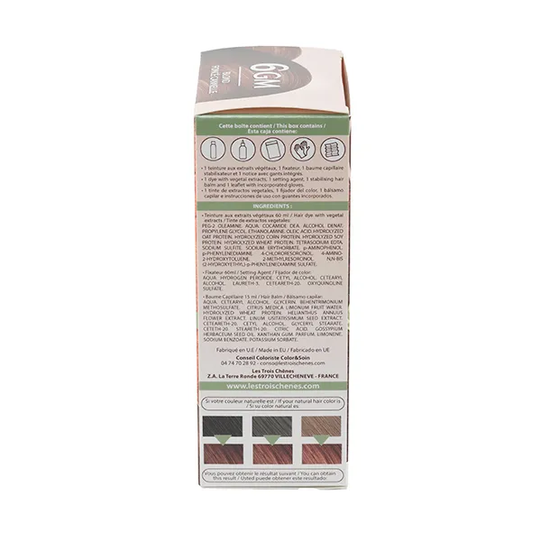 Les 3 Chênes Color et Soin Coloration Permanente blond foncé cannelle 6GM