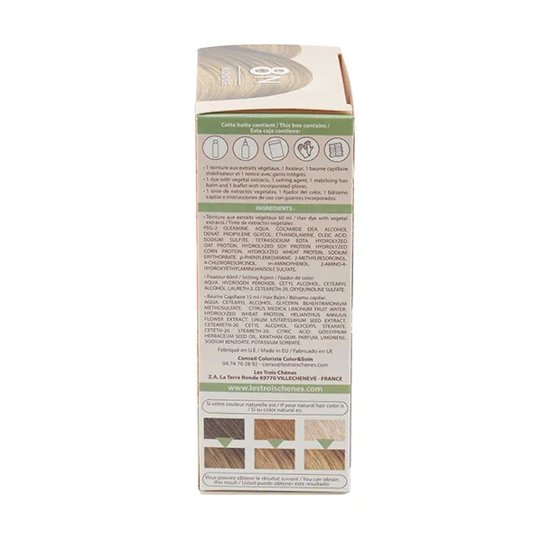 Les 3 Chênes Color et Soin coloration permanente blond blé 8N