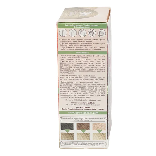 Les 3 Chênes Color et Soin coloration permanente blond miel 9N