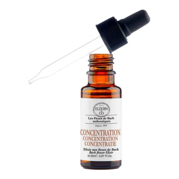 Elixirs and Co Fleurs de Bach Concentration gouttes