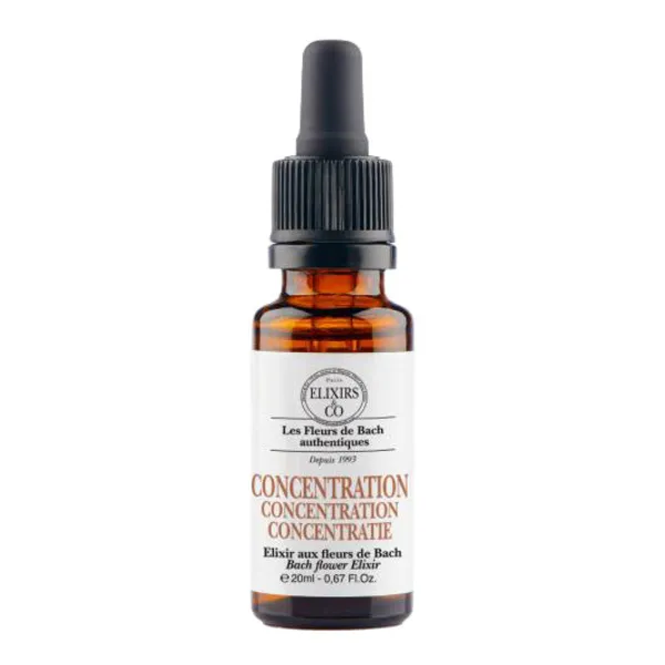 Elixirs and Co Fleurs de Bach Concentration gouttes