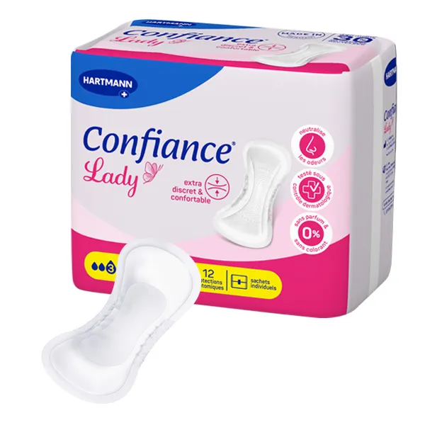 Confiance Lady protections anatomiques 3 gouttes