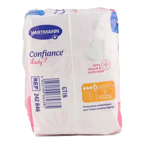 Confiance Lady protections anatomiques 4 gouttes