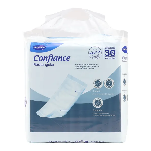 Confiance Rectangular protection droite traversable 5 gouttes