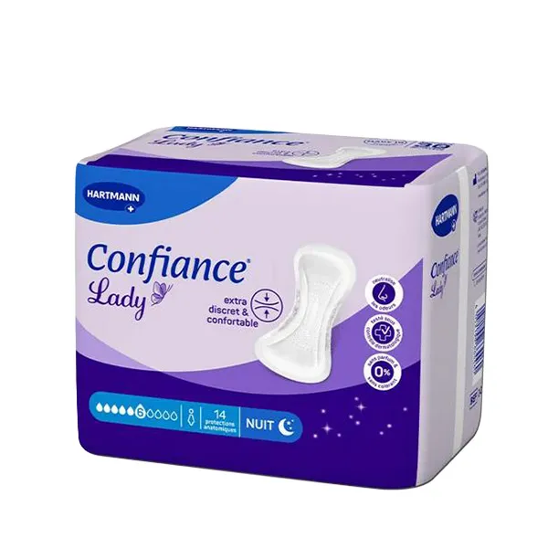 Confiance Lady protections anatomiques Nuit 6 gouttes