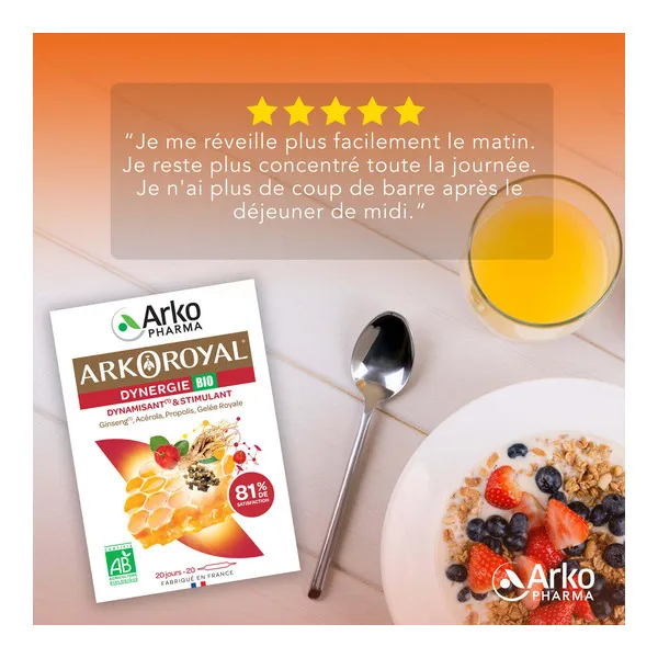 Arkoroyal Dynergie Bio ampoules