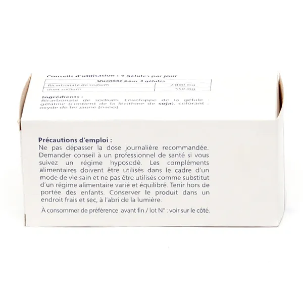 Cooper bicarbonate de sodium 500 mg gélules
