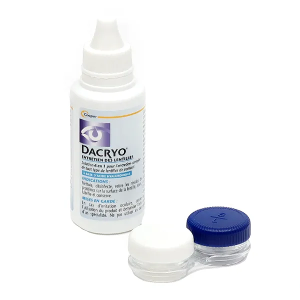 Dacryo Entretien des lentilles de contact