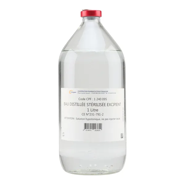 Cooper eau distillée stérilisée