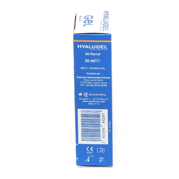 Hyalugel gel buccal