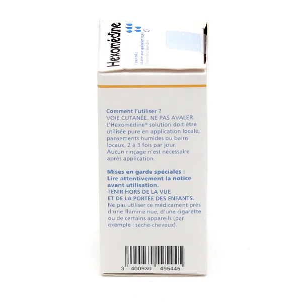 Hexomedine 1 pour mille solution