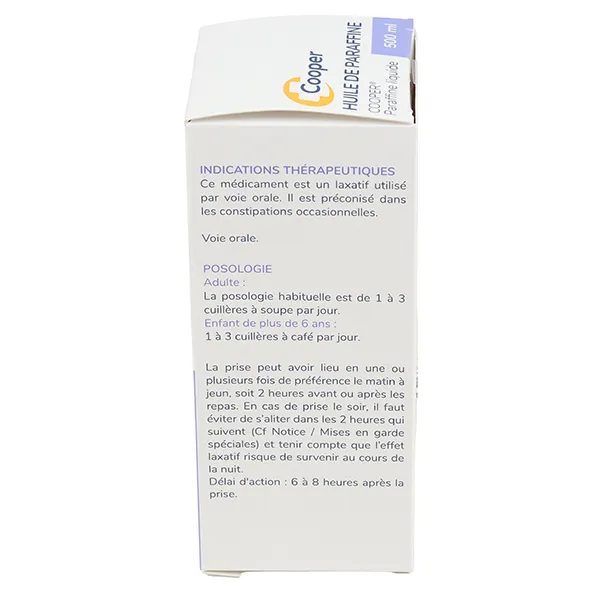 Huile de Paraffine liquide Cooper
