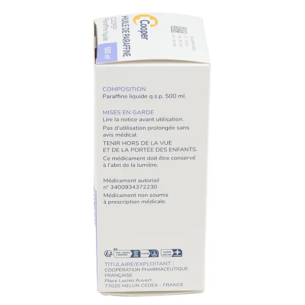 Huile de Paraffine liquide Cooper