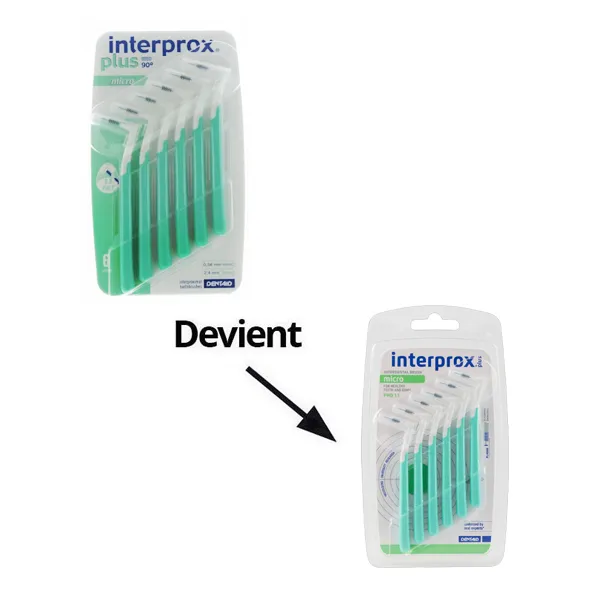 Interprox Plus 90° brossettes interdentaires cylindriques