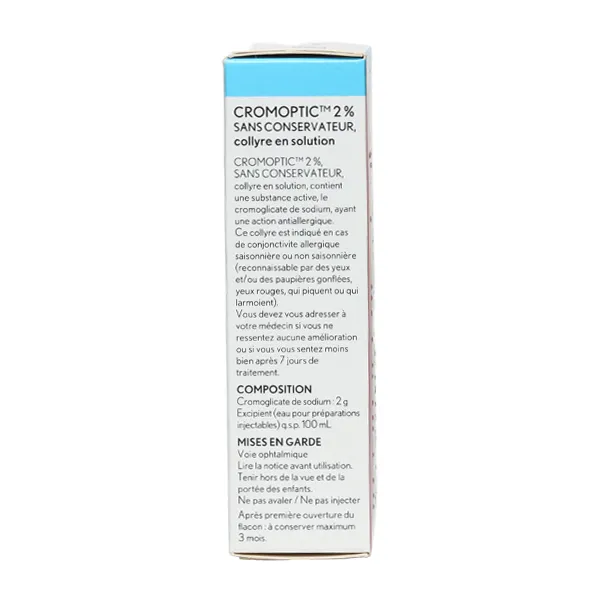 Cromoptic 2 % collyre