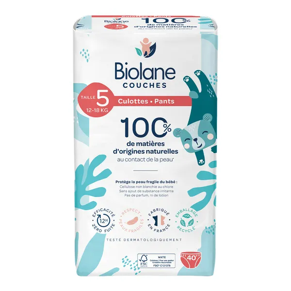 Biolane couches culottes bébé
