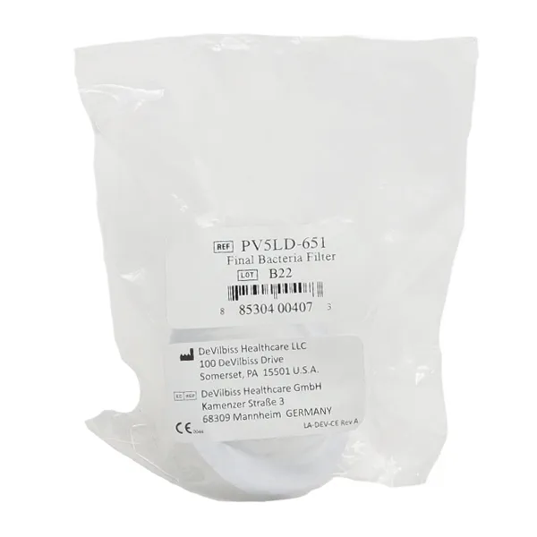 Filtre rond de sortie Hepa pour concentrateur compact 525 KS 5litres et 1025D 10 litres