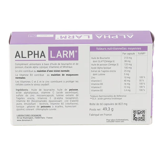 Alphalarm capsules