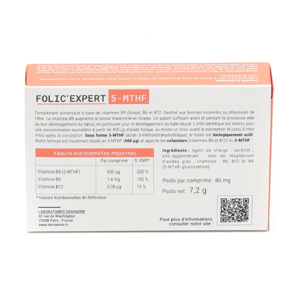 Folic'Expert 5-MTHF comprimés
