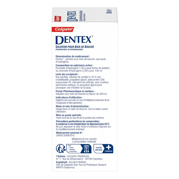 Dentex bain de bouche