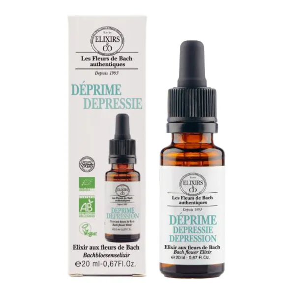 Elixirs and Co Fleurs de Bach Déprime gouttes bio