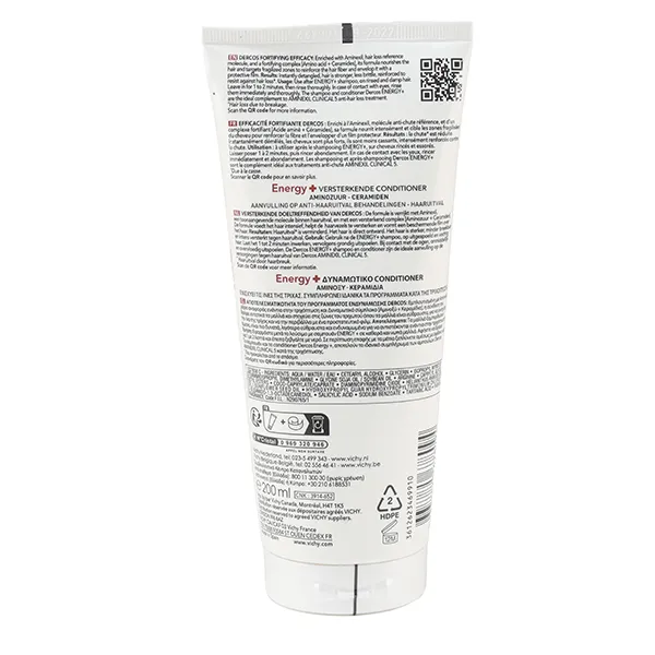 Vichy Dercos Energy + après shampooing fortifiant