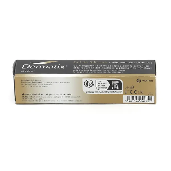 Dermatix gel silicone cicatrice