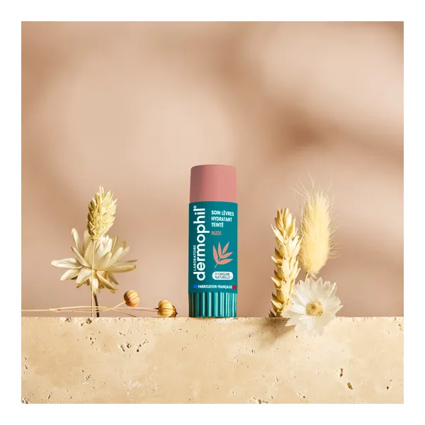 Dermophil Indien stick lèvre hydratant teinté Nude