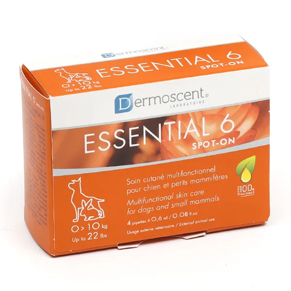 Dermoscent Essential 6 pipettes 0-10 kg