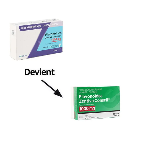 Flavonoïdes 1000 mg comprimés Zentiva