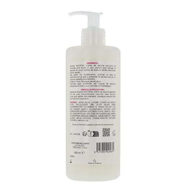Dexeryl Essentiel crème de douche apaisante