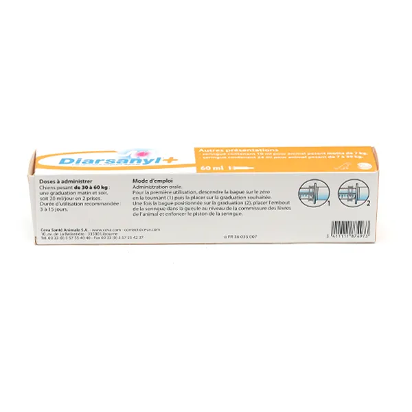 Diarsanyl + pâte orale Chat et chien