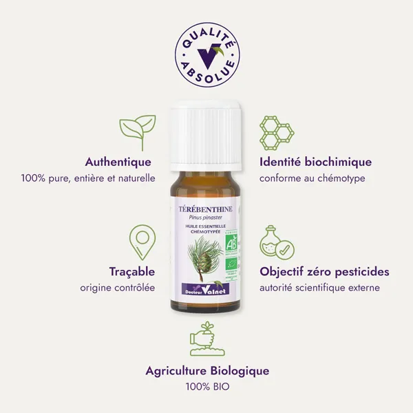 Docteur Valnet huile essentielle Térébenthine bio