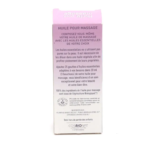 Docteur Valnet Huile pour massage Bio