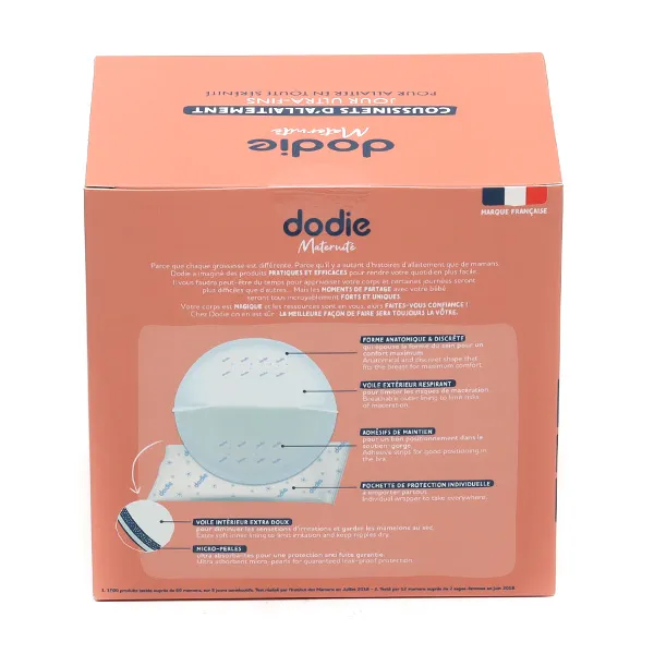 Dodie Coussinets d'allaitement de jour ultra-fins
