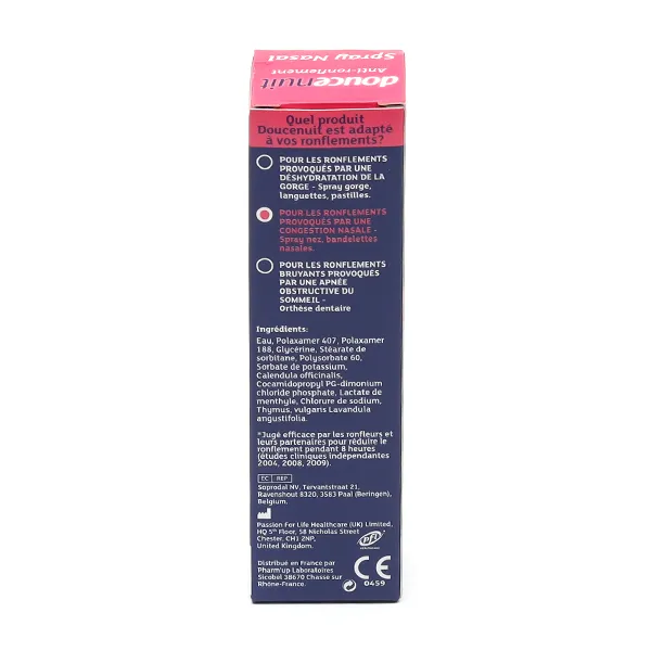 Douce Nuit Spray nasal anti ronflement