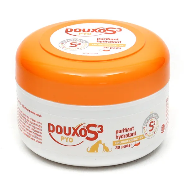 Douxo S3 Pyo cotons imprégnés Chien et chat