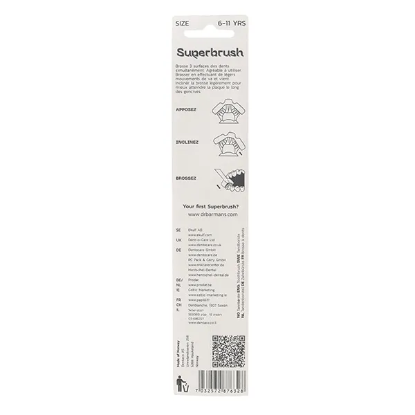 Papilli Superbrush Brosse à dents trifaces 6 - 11 ans
