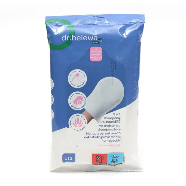 Gant Shampoing pré-humidifié sans rinçage