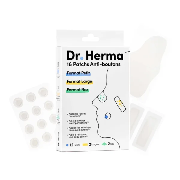 Dr Herma Patch anti boutons​ formats assortis