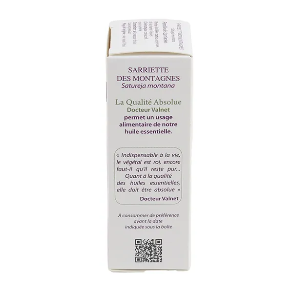Docteur Valnet huile essentielle Sarriette des montagnes Bio
