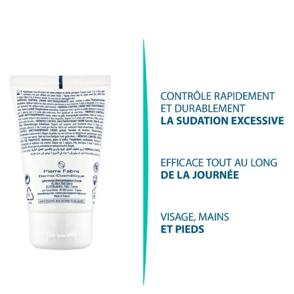 Ducray Hidrosis Control Crème anti-transpirante