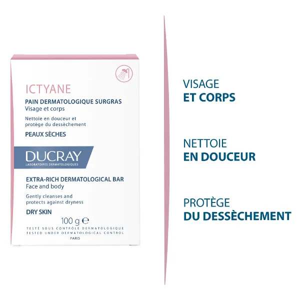 Ducray Ictyane pain dermatologique
