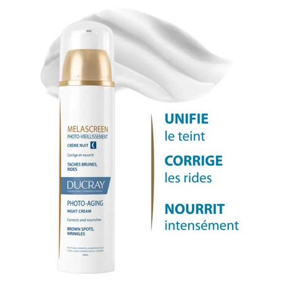 Ducray Melascreen Photo-vieillissement Crème nuit