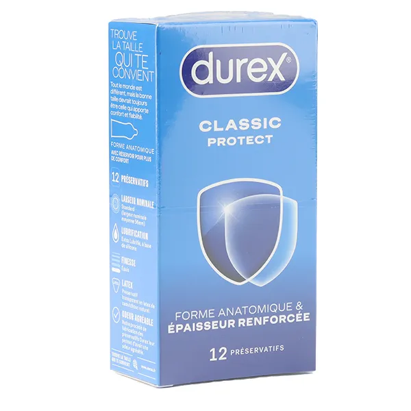 Durex Classic Protect Préservatifs