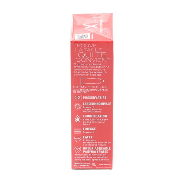 Durex Sexy Fraise préservatifs