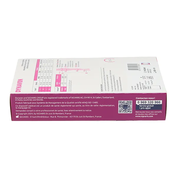 Sigvaris Dynaven Transparent Collant de contention maternité Classe 2